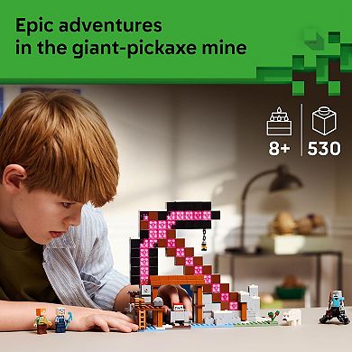 LEGO Minecraft The Pickaxe Mine 21277 Building Kit (530 Pieces)