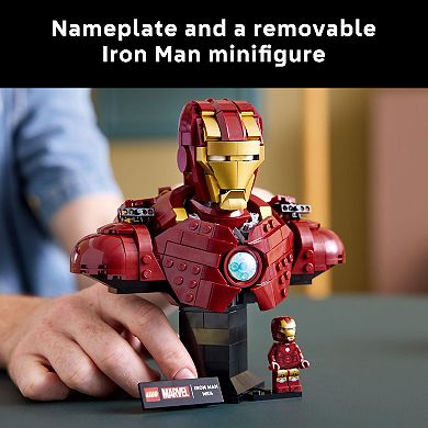 LEGO Marvel Iron Man MK4 Bust 76327 Building Kit (436 Pieces)
