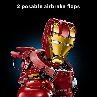 LEGO Marvel Iron Man MK4 Bust 76327 Building Kit (436 Pieces)