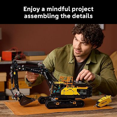 LEGO Technic Volvo EC500 Hybrid Excavator 42215 Building Kit (259 Pieces)