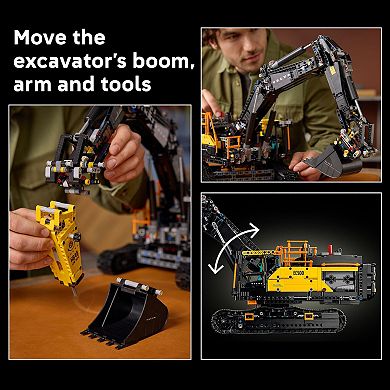 LEGO Technic Volvo EC500 Hybrid Excavator 42215 Building Kit (259 Pieces)