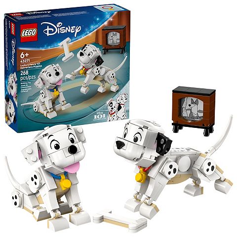 Детские конструкторы LEGO Disney Lucky & Penny 101 Dalmatians Puppies 43271 Building Kit (268 Pieces)