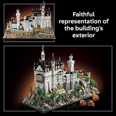 LEGO Architecture Neuschwanstein Castle 21063 Building Kit (3654 Pieces)