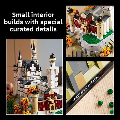 LEGO Architecture Neuschwanstein Castle 21063 Building Kit (3654 Pieces)