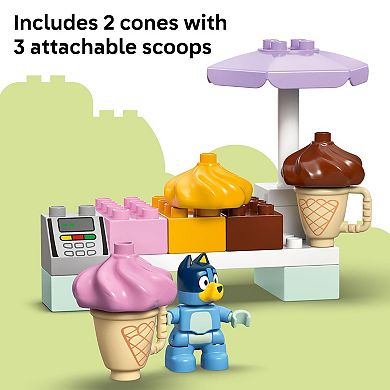 LEGO DUPLO Bluey Ice Cream Trip 10458 Building Kit (22 Pieces)