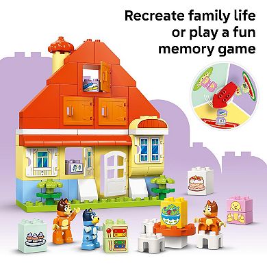 LEGO DUPLO Bluey Bluey's Family House with Memory Game 10459 Building Kit (83 Pieces)