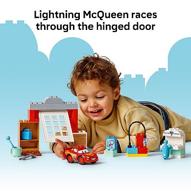 LEGO DUPLO Disney and Pixar Cars McQueen's Visit to Doc's Garage 10456 Building Kit (35 Pieces)