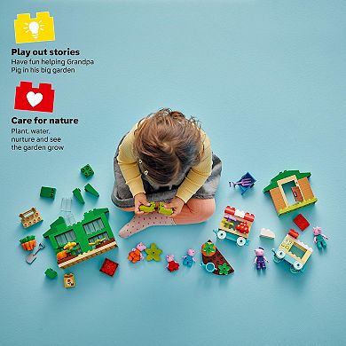 LEGO DUPLO Peppa Pig Grandpa Pig's Garden and Greenhouse 10461 Building Kit (102 Pieces)