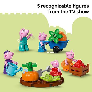 LEGO DUPLO Peppa Pig Grandpa Pig's Garden and Greenhouse 10461 Building Kit (102 Pieces)