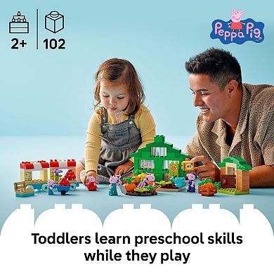 LEGO DUPLO Peppa Pig Grandpa Pig's Garden and Greenhouse 10461 Building Kit (102 Pieces)