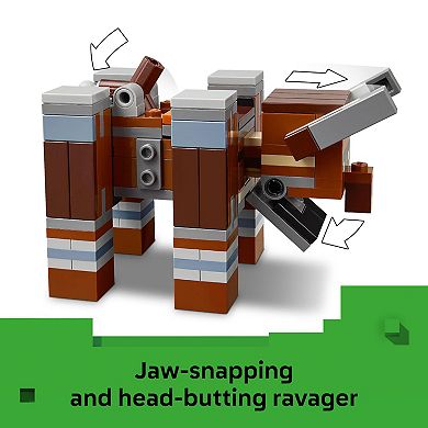 LEGO Minecraft The Pillager Outpost & Ravager 21278 Building Kit (665 Pieces)