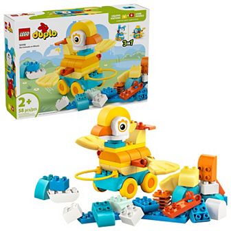 LEGO DUPLO Town 3-in-1 Animals on Wheels 10448 Building Kit (58 Pieces)