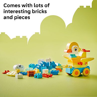 LEGO DUPLO Town 3-in-1 Animals on Wheels 10448 Building Kit (58 Pieces)