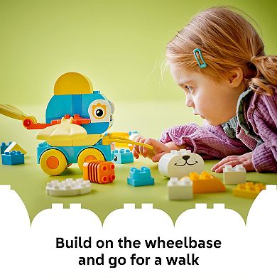 LEGO DUPLO Town 3-in-1 Animals on Wheels 10448 Building Kit (58 Pieces)