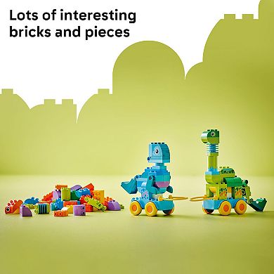 LEGO DUPLO Town 3-in-1 Dinosaurs on Wheels 10451 Building Kit (108 Pieces)