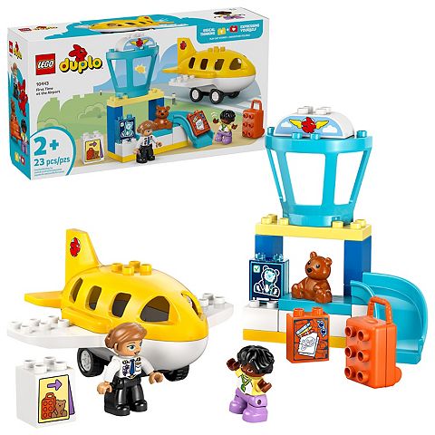 Детские конструкторы LEGO DUPLO Town First Time at the Airport 10443 Building Kit (23 Pieces)