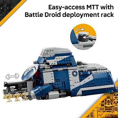 LEGO Star Wars The Clone Wars Battle of Felucia Separatist MTT 75435 Building Kit (976 Pieces)