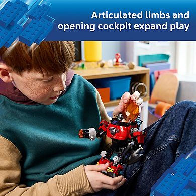 LEGO Sonic The Hedgehog Knuckles Vs. Dr. Eggman Egg Crusher Mech 77005 Building Kit (350 Pieces)