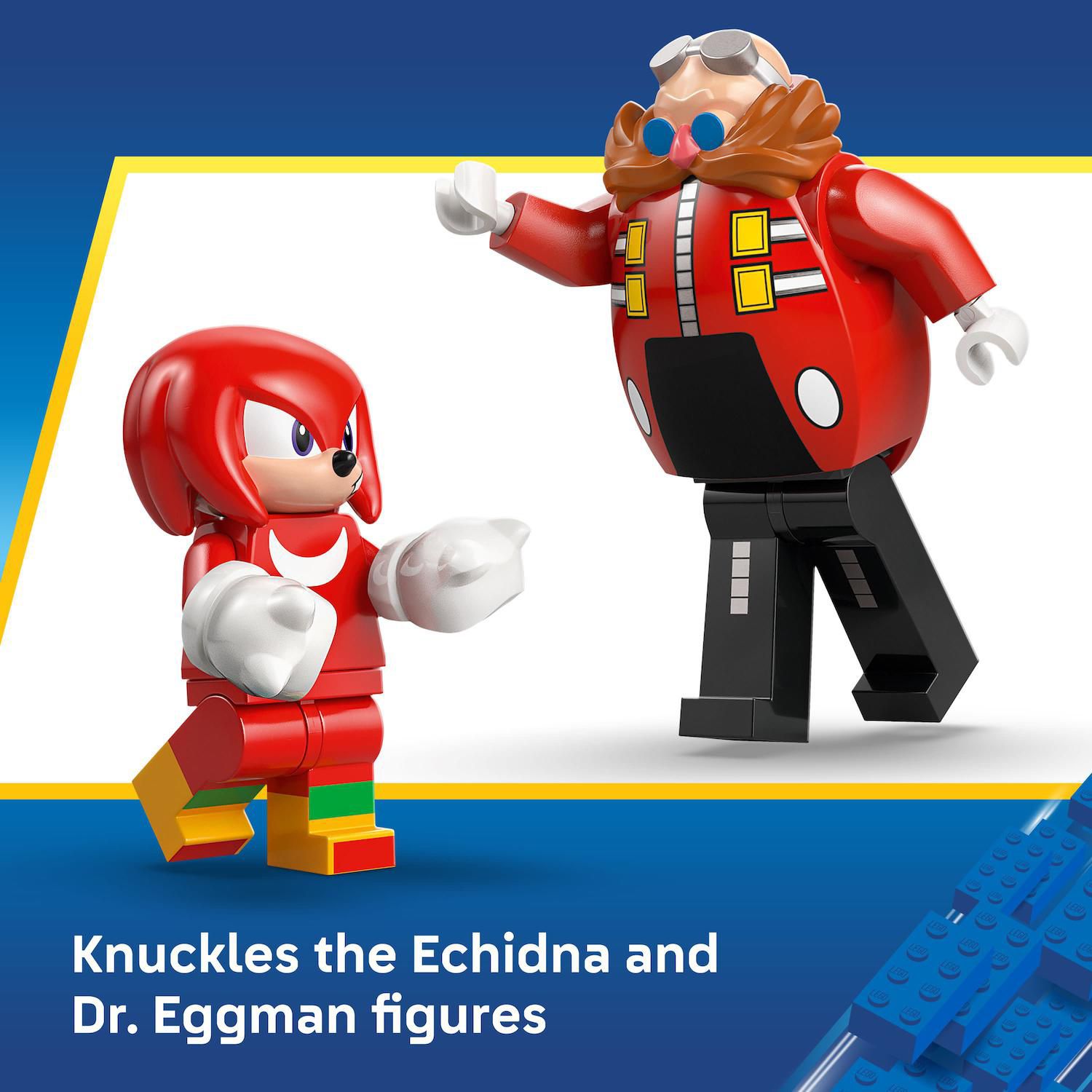 Детский конструктор LEGO Sonic The Hedgehog Knuckles Vs. Dr. Eggman Egg Crusher Mech 77005 Building Kit (350 Pieces) — фото 6