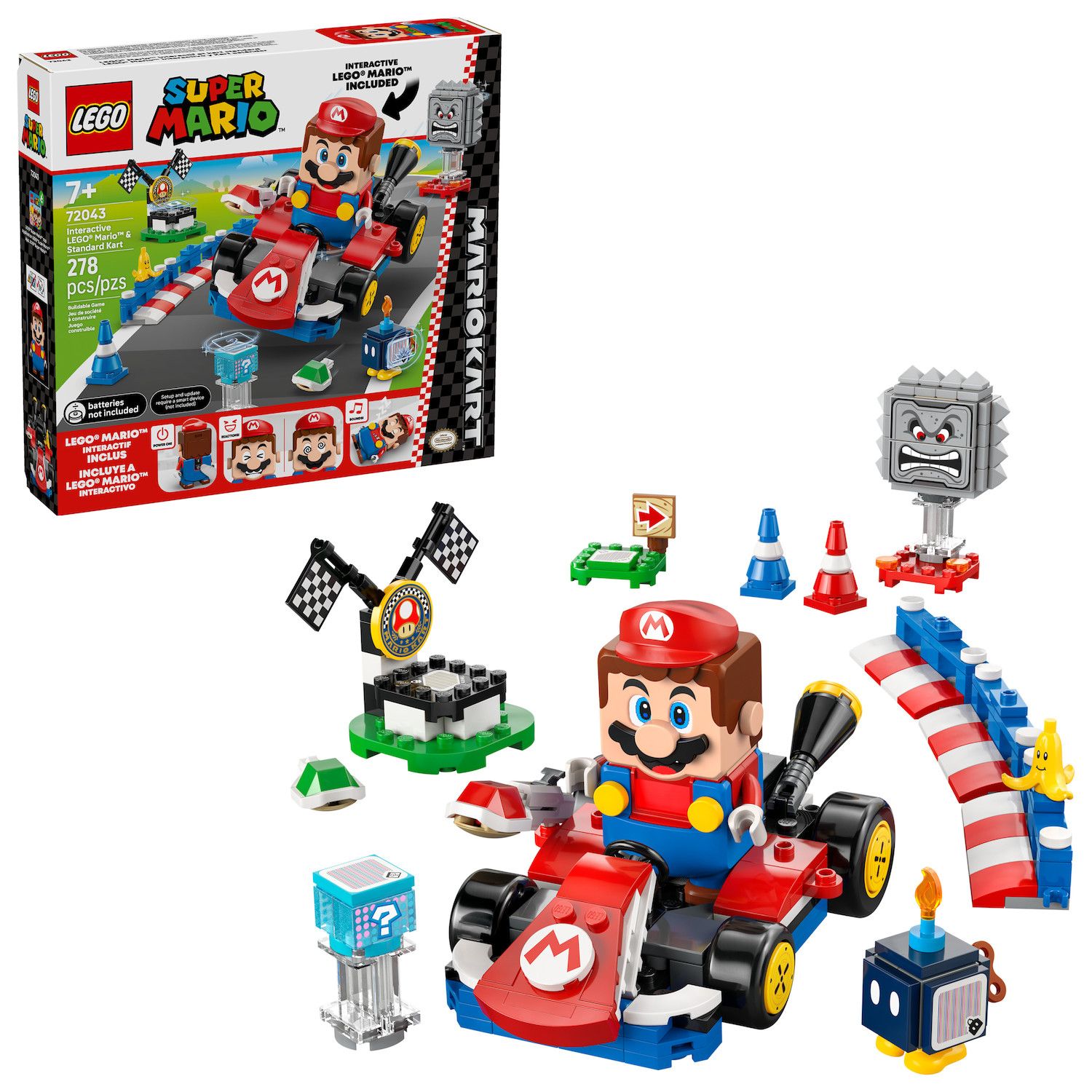 LEGO Super Mario Mario Kart 72043 Building Kit (278 Pieces)