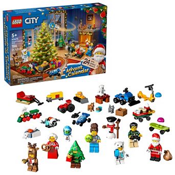 LEGO City Advent Calendar 60475 Building Kit (186 Pieces)
