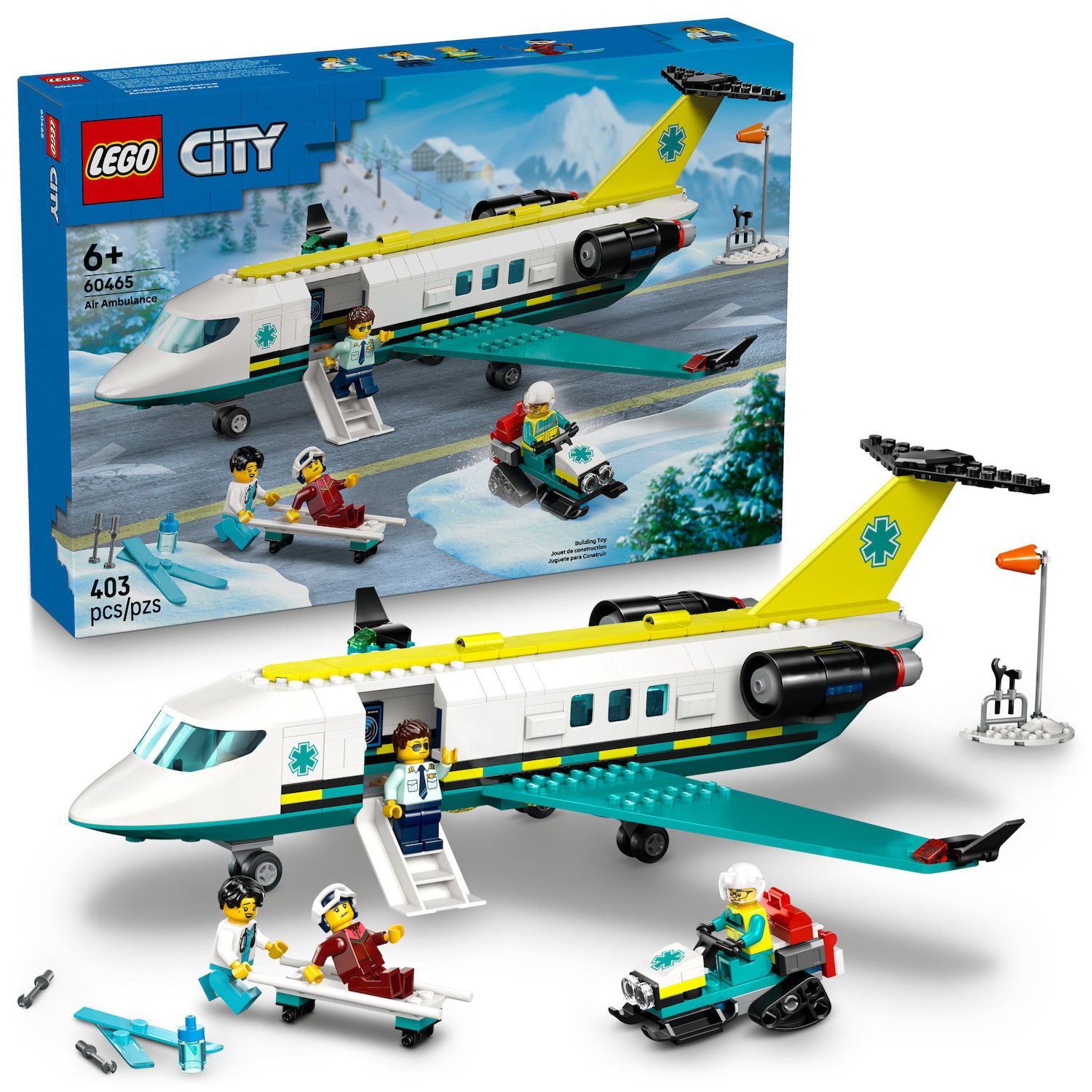Детский конструктор LEGO City Air Ambulance 60465 Building Kit (403 Pieces) — фото 1