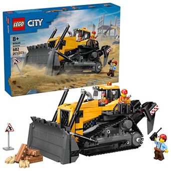 LEGO City Bulldozer Construction Site 60466 Building Kit (682 Pieces)