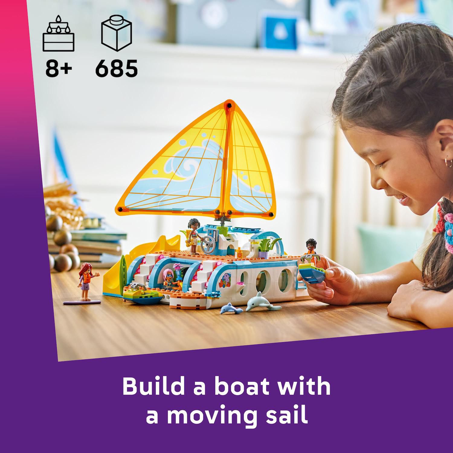 Детский конструктор LEGO Friends Travel Boat Adventure 42664 Building Kit (685 Pieces) — фото 2