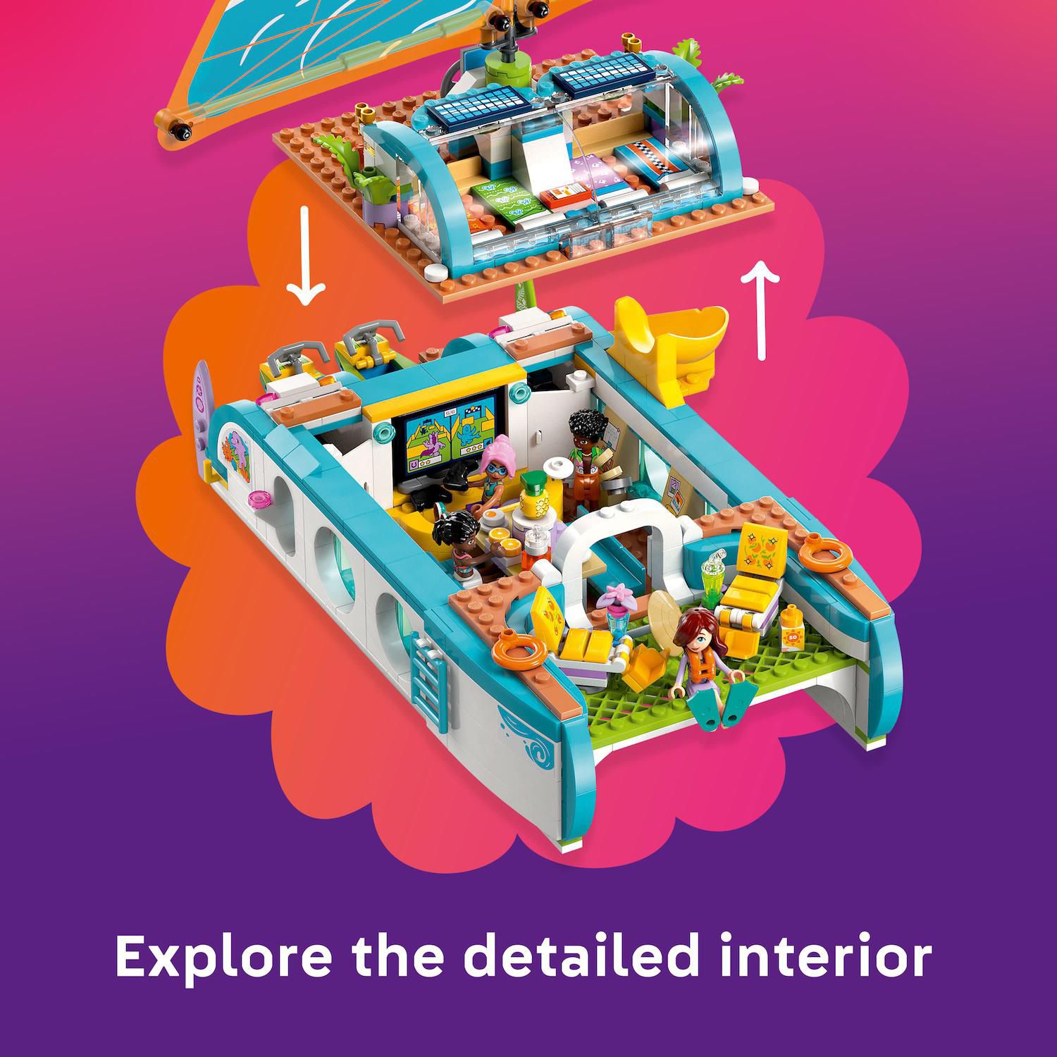 Детский конструктор LEGO Friends Travel Boat Adventure 42664 Building Kit (685 Pieces) — фото 3