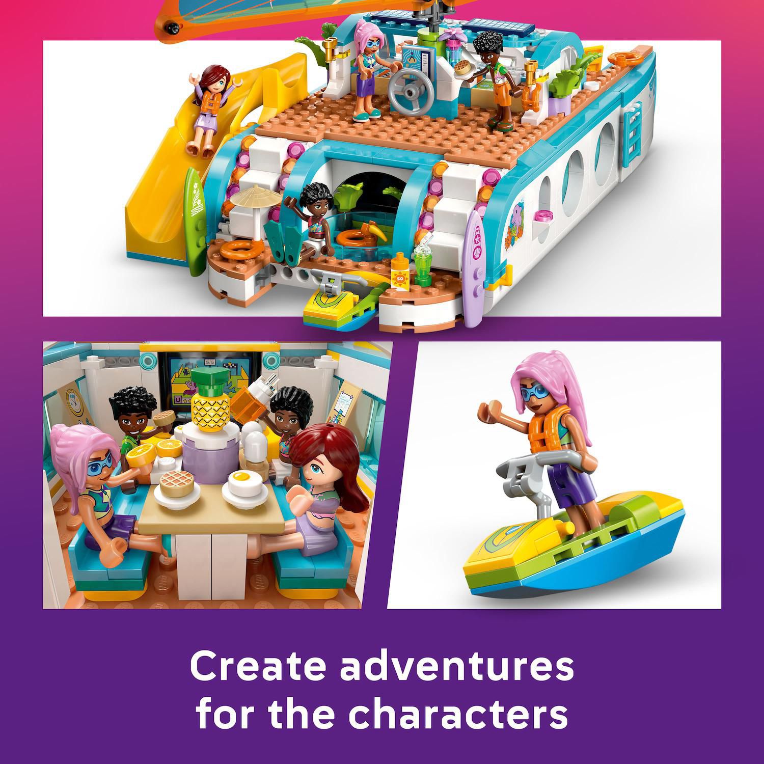 Детский конструктор LEGO Friends Travel Boat Adventure 42664 Building Kit (685 Pieces) — фото 4