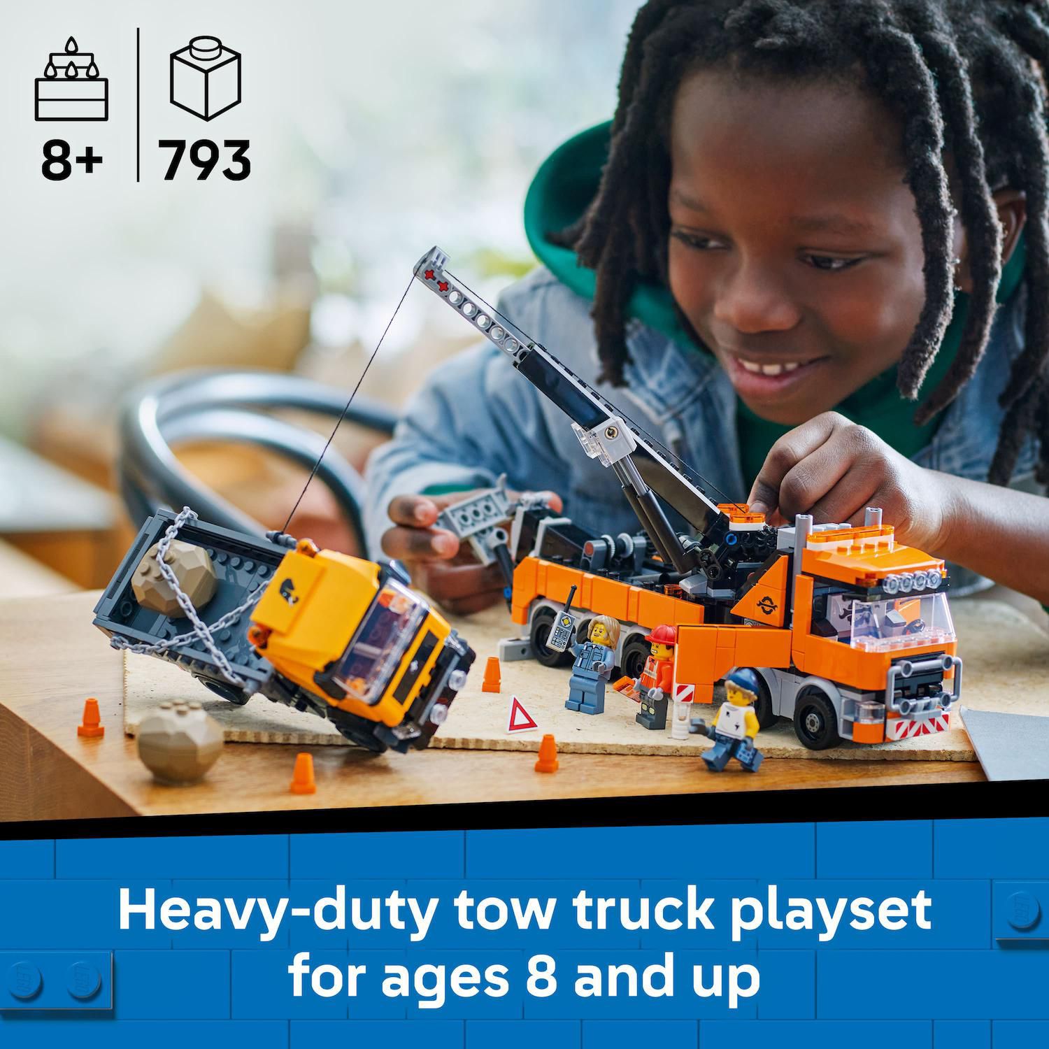 Детский конструктор LEGO City Heavy-Duty Recovery Tow Truck 60467 Building Kit (793 Pieces) — фото 2