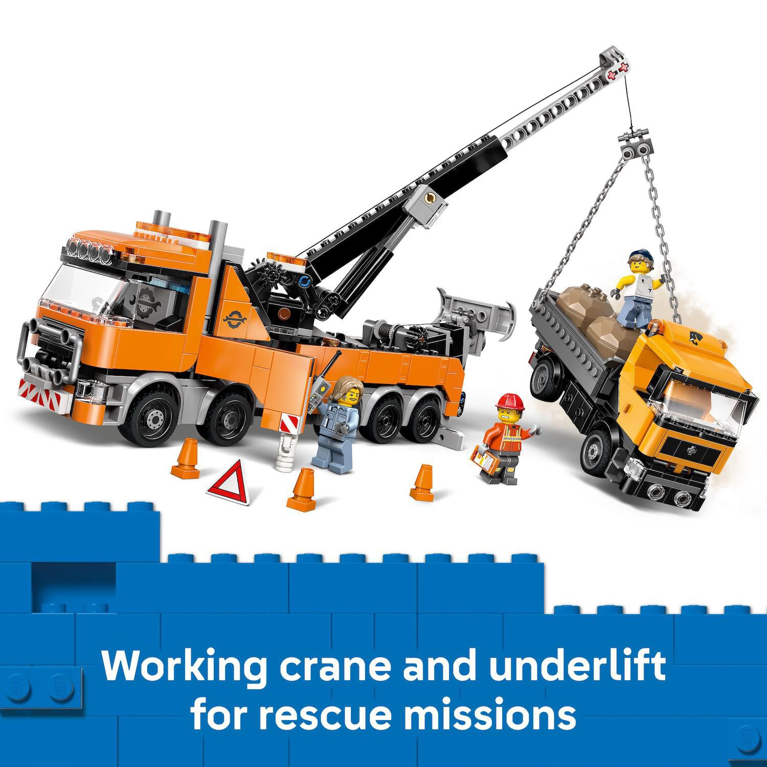 Детский конструктор LEGO City Heavy-Duty Recovery Tow Truck 60467 Building Kit (793 Pieces) — фото 3