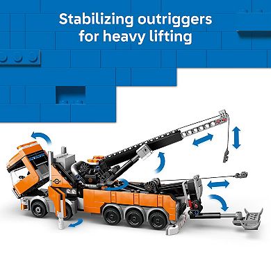 LEGO City Heavy-Duty Recovery Tow Truck 60467 Building Kit (793 Pieces)