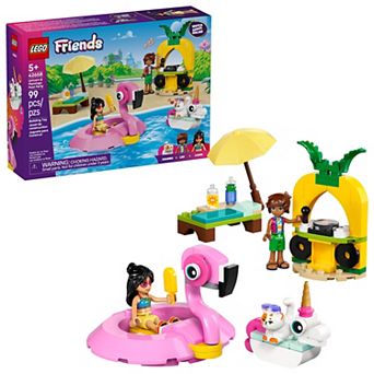 LEGO Friends Unicorn & Flamingo Pool Party 42658 Building Kit (99 Pieces)