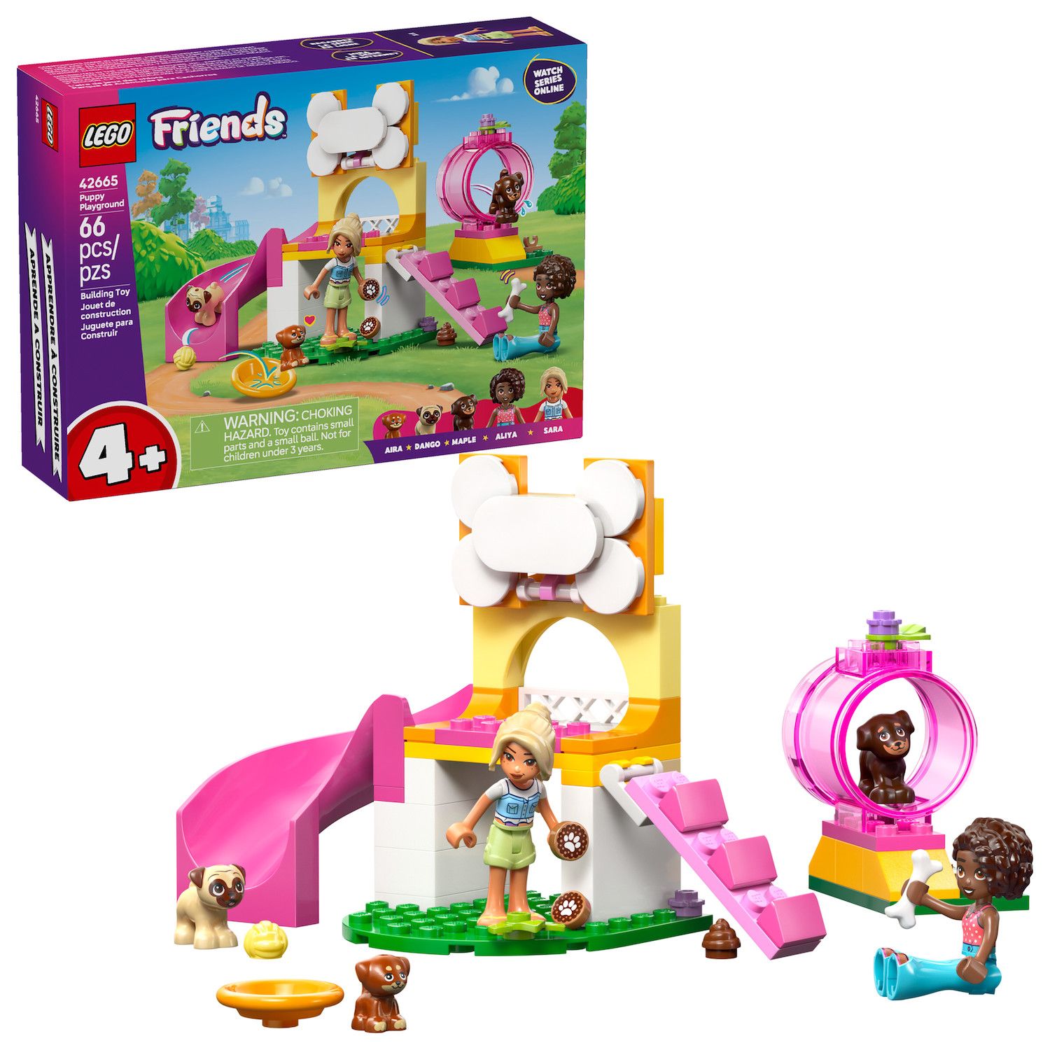 Детские конструкторы LEGO Friends Puppy Playground 42665 Building Kit (66 Pieces)