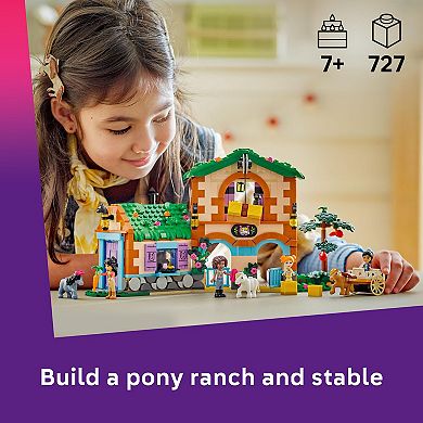 LEGO Friends Pony Ranch & Stable 42654 Building Kit (727 Pieces)