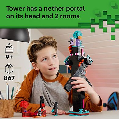 LEGO Minecraft The Enderman Tower 21279 Building Kit (867 Pieces)