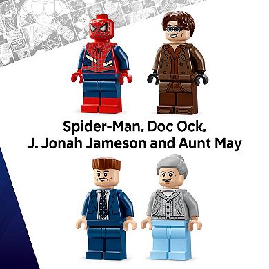 LEGO Marvel Spider-Man vs. Doc Ock Subway Train Scene 76321 Building Kit (393 Pieces)