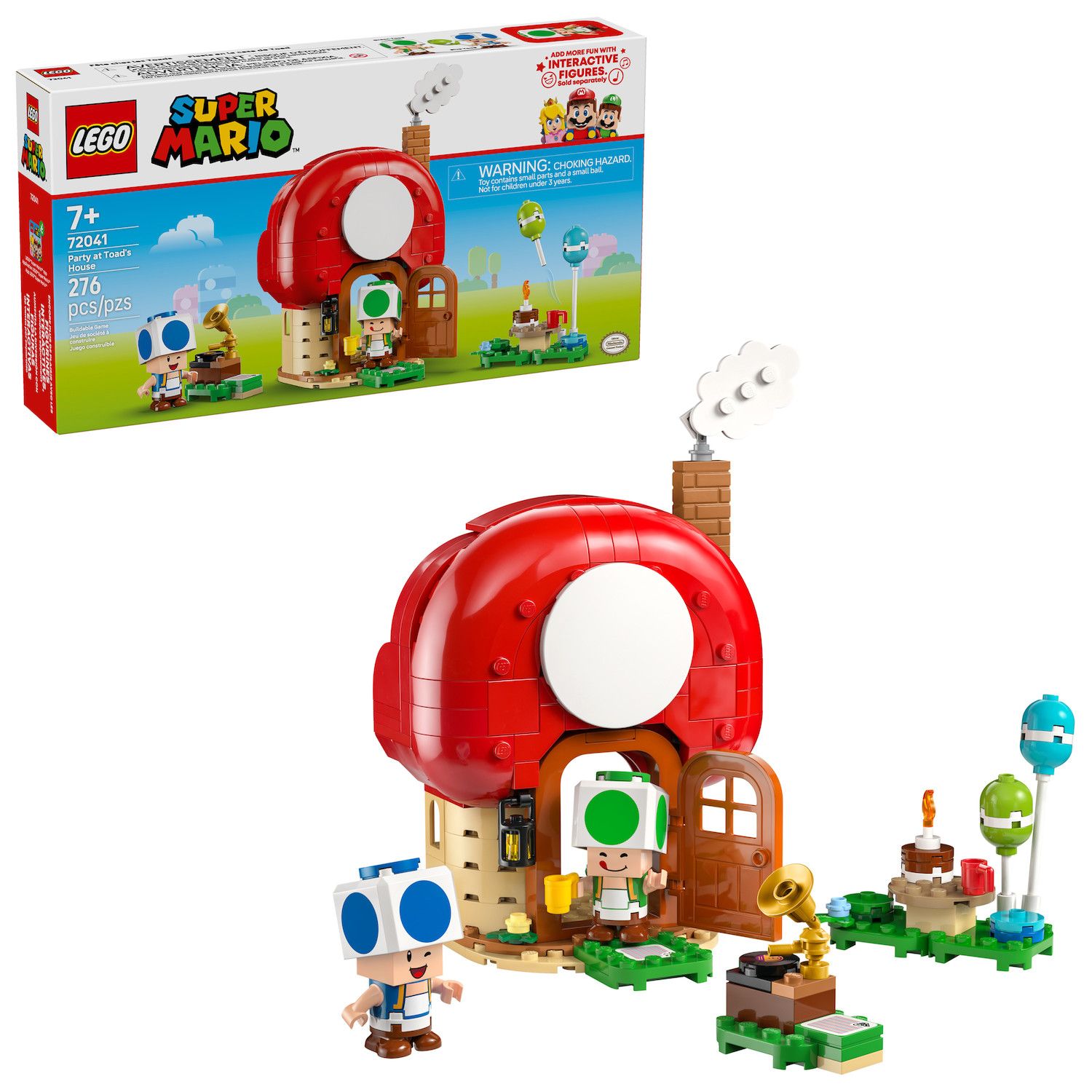 Детские конструкторы LEGO Super Mario Party at Toad's House 72041 Building Kit (276 Pieces)