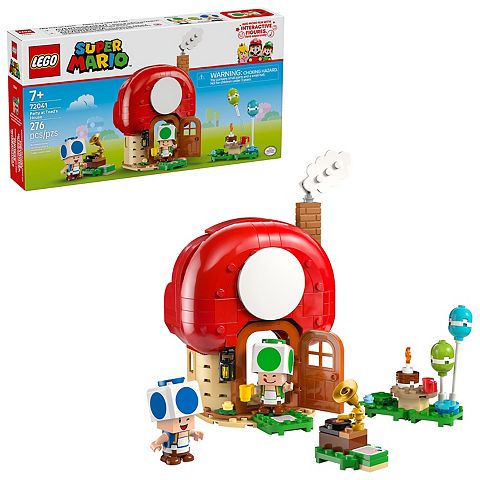 Детские конструкторы LEGO Super Mario Party at Toad's House 72041 Building Kit (276 Pieces)