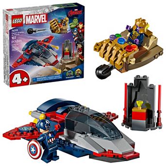 LEGO Marvel Captain America vs. Thanos 76319 Building Kit (107 Pieces)