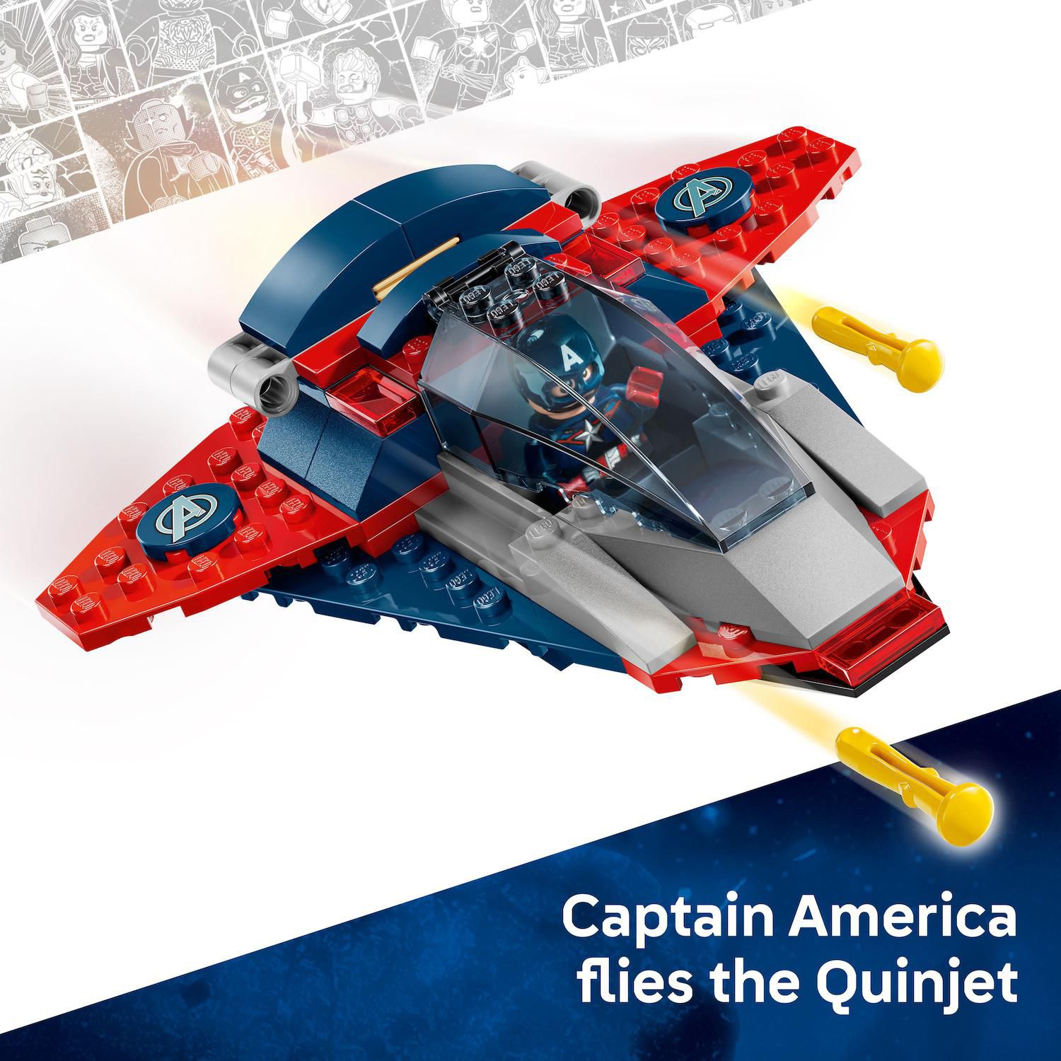 Детский конструктор LEGO Marvel Captain America vs. Thanos 76319 Building Kit (107 Pieces) — фото 6