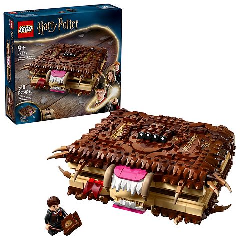 Детские игрушки LEGO Harry Potter Chomping Monster Book of Monsters 76449 Building Kit (518 Pieces)
