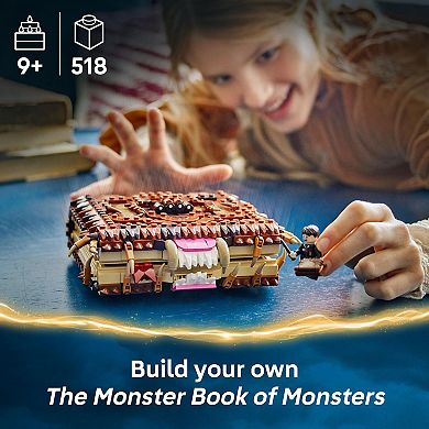 LEGO Harry Potter Chomping Monster Book of Monsters 76449 Building Kit (518 Pieces)