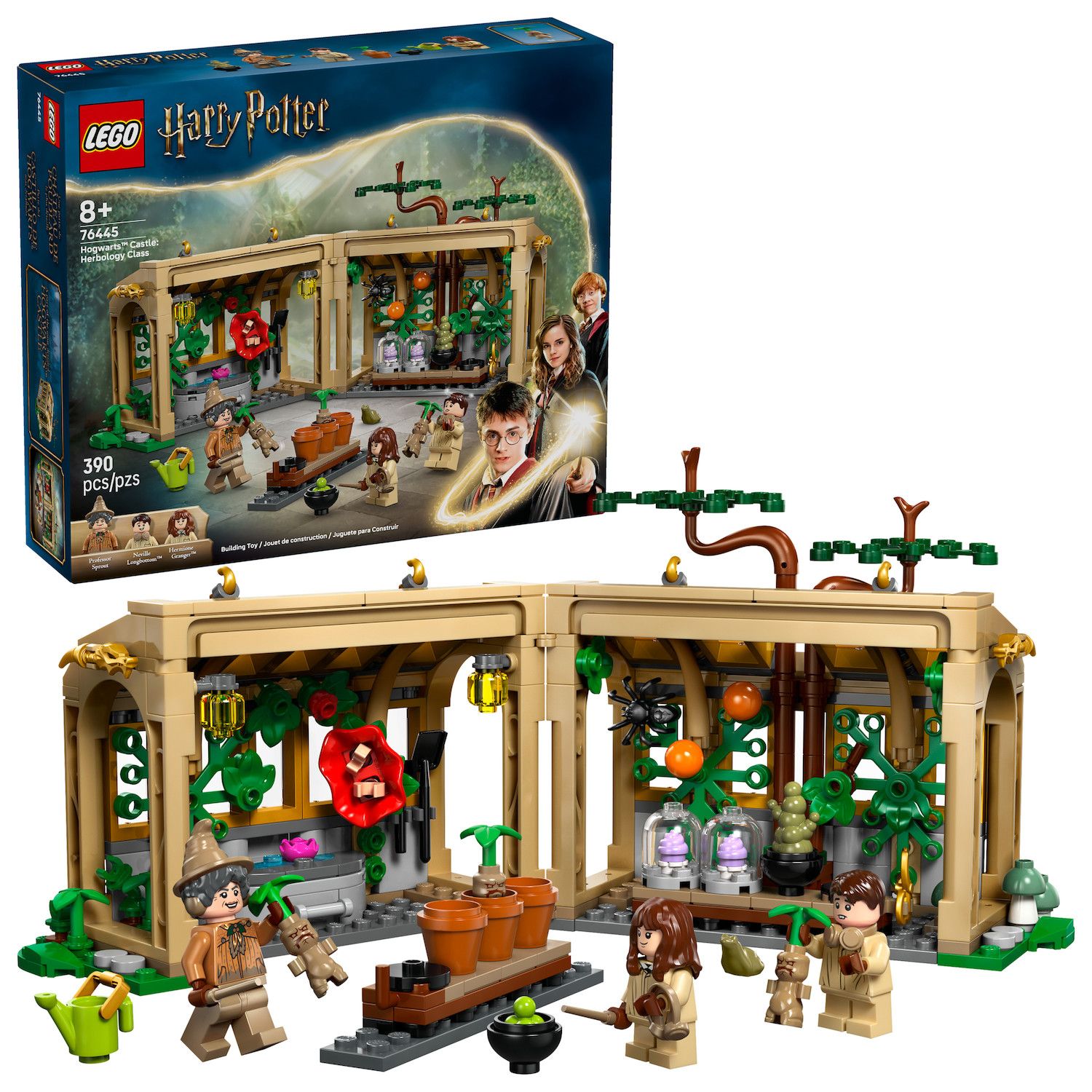 Детские конструкторы LEGO Harry Potter Hogwarts Castle Herbology Class 76445 Building Kit (390 Pieces)