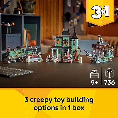 LEGO Creator 3-in-1 Haunted Mansion 31167 Building Kit (736 Pieces)