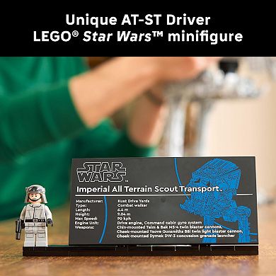 LEGO Star Wars AT-ST Walker 75417 Building Kit (1,513 Pieces)