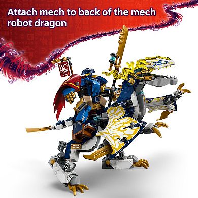 LEGO NINJAGO Rogue's Mech Dragon Rider 71843 Building Kit (584 Pieces)