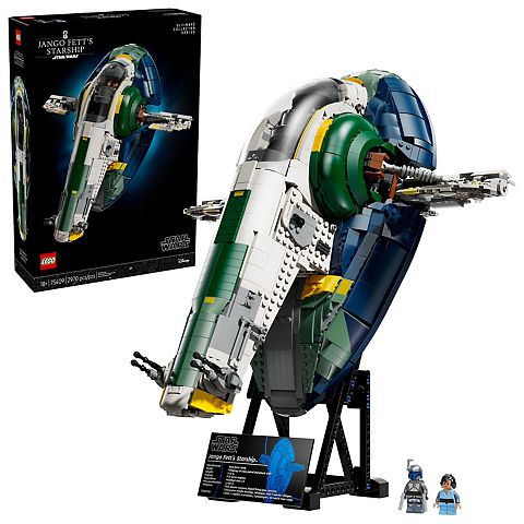 Детские игрушки LEGO Star Wars Jango Fett's Firespray-Class Starship 75409 Building Kit (2970 Pieces)