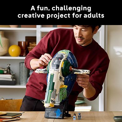 LEGO Star Wars Jango Fett's Firespray-Class Starship 75409 Building Kit (2970 Pieces)